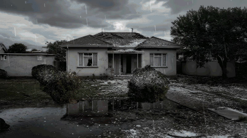 Insurance hailstorm banner